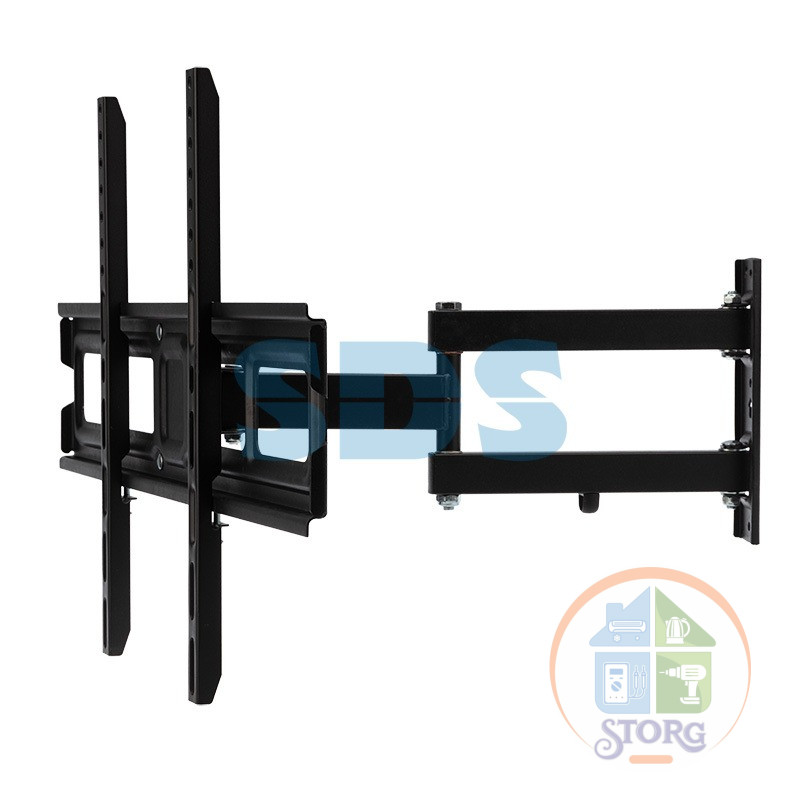 Кронштейн для телевизора REXANT HOME 30"- 65" дюймов, наклонно-поворотный, 2 колена