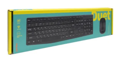 Беспроводной комплект клавиатура + мышь PERFEO DUET (PF_A4499)