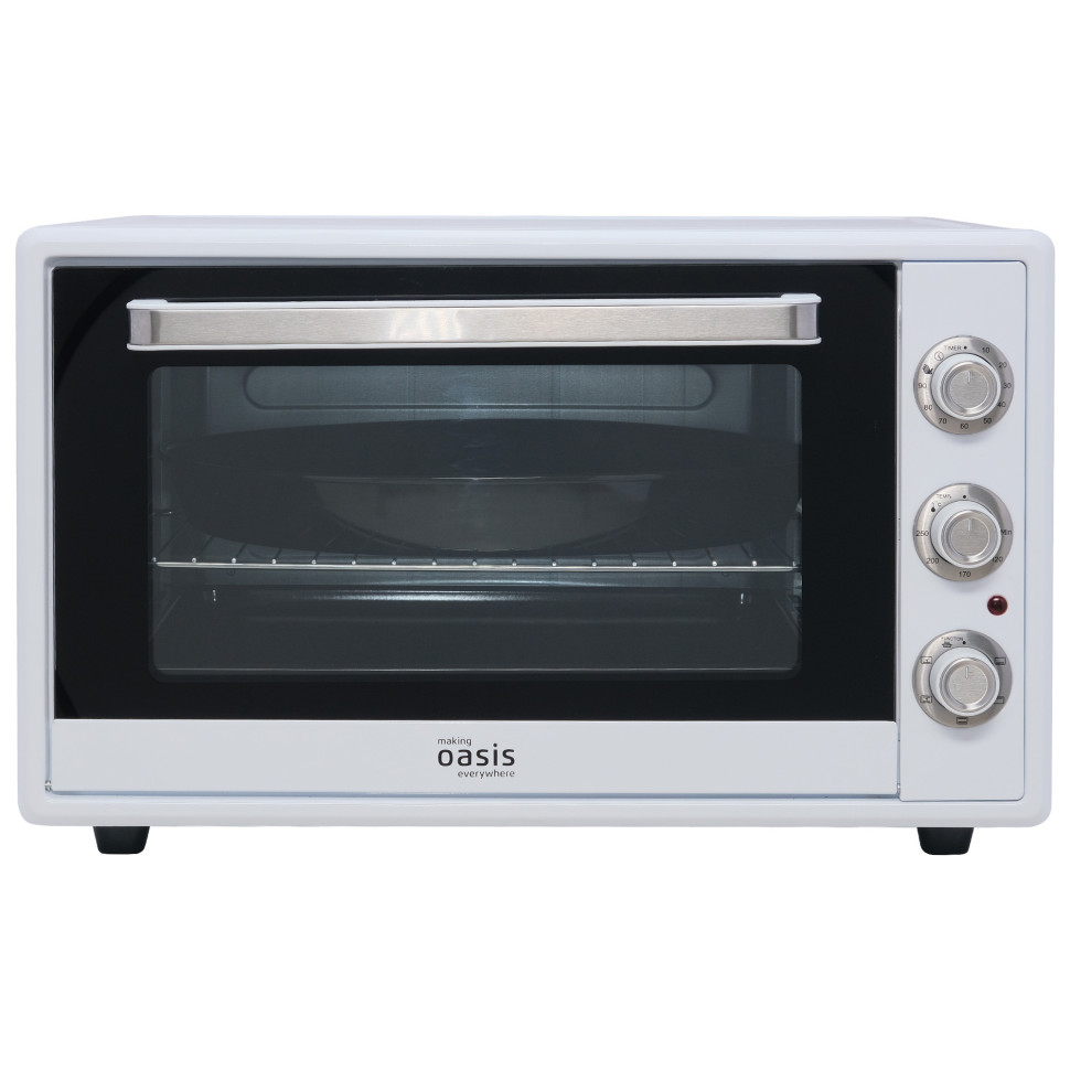 Духовой шкаф OASIS everywhere M-70CW2, Белый, 70л, 2000Вт, Конвекция, 5 реж., 2-е стекло, 50-250 °С