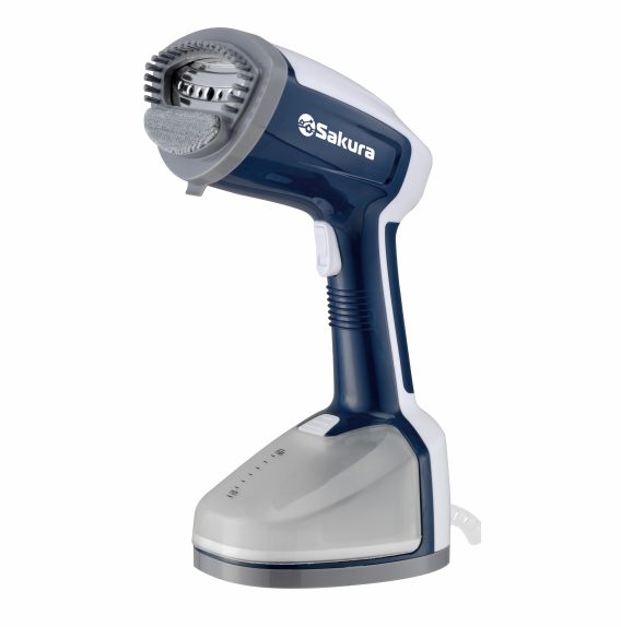 Отпариватель ручной SAKURA SA-3923BL, 1500Вт, объем резер.300мл, насадка-щетка