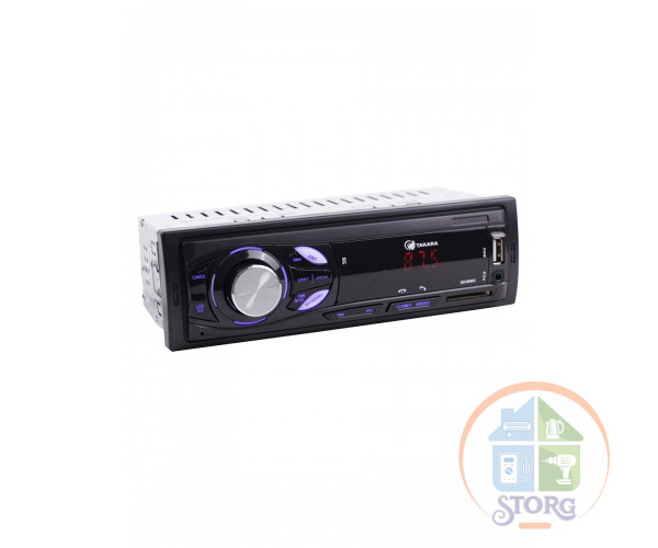 Автомагнитола TAKARA TFP-T60BT (Blue) 4*45 Вт, Bluetooth,USB, AUX,SD,MP3