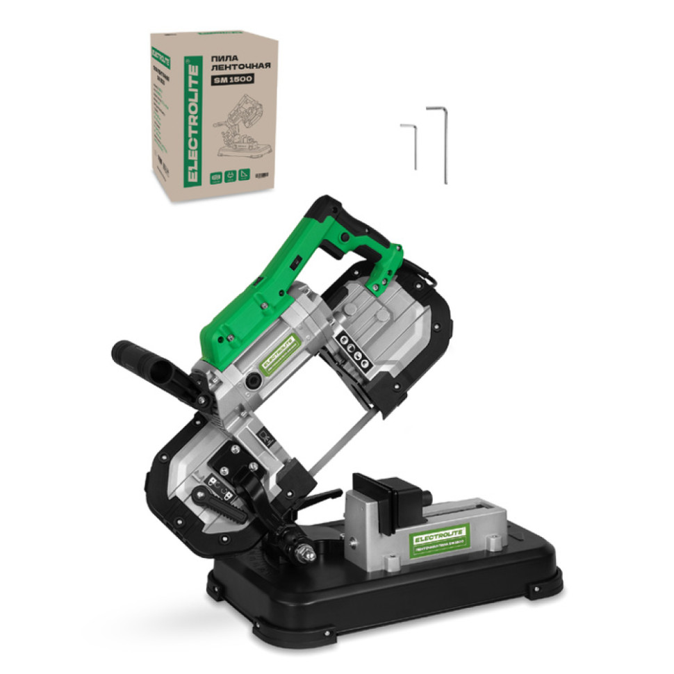 Пила ленточная ELECTROLITE SM 1500, 1500Вт, 220В, 0.7-2.4м/сек, лента 1140*130*0,65 мм