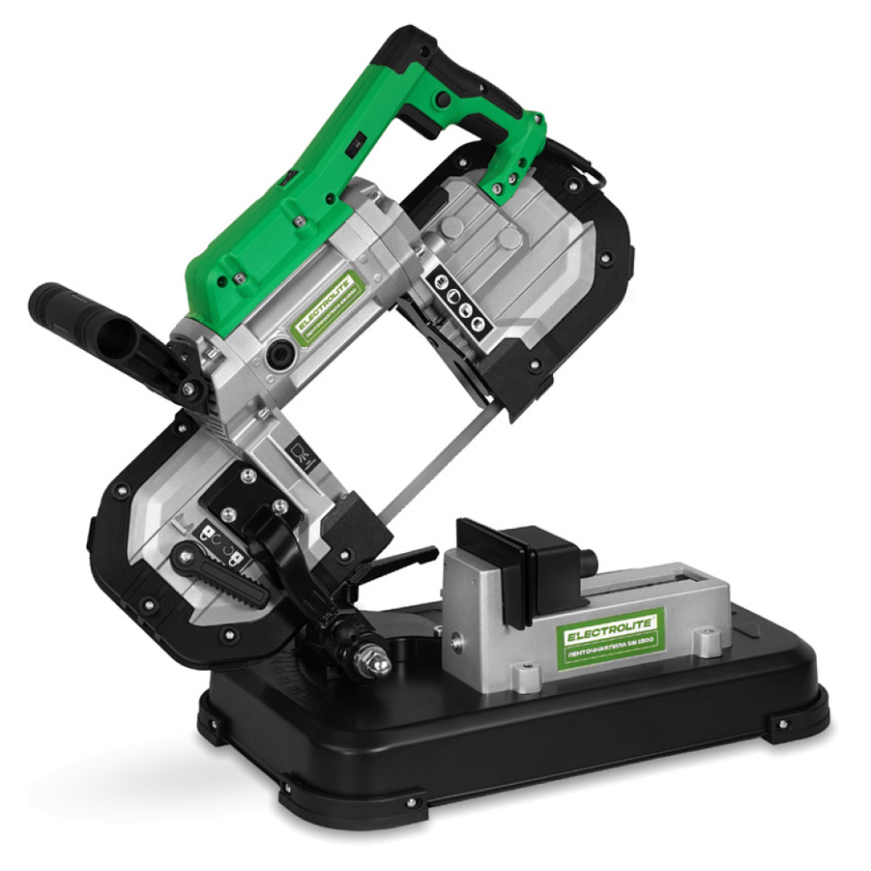 Пила ленточная ELECTROLITE SM 1500, 1500Вт, 220В, 0.7-2.4м/сек, лента 1140*130*0,65 мм