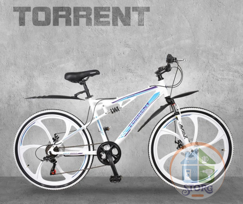 Велосипед TORRENT Optitron (Белый; Рама алюминий 18"; 7 скоростей; SHIMANO; Колёса 26д)
