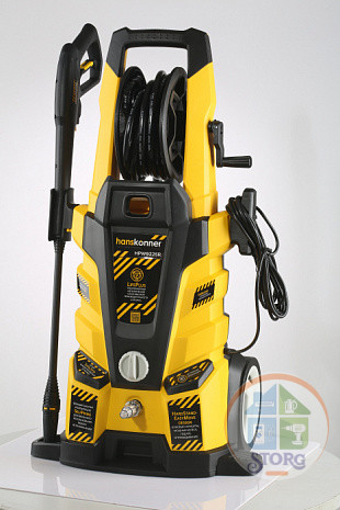Мойка высокого давления Hanskonner HPW9225R, 2500Вт,190 бар, ШВД-10м,барабан для шланга