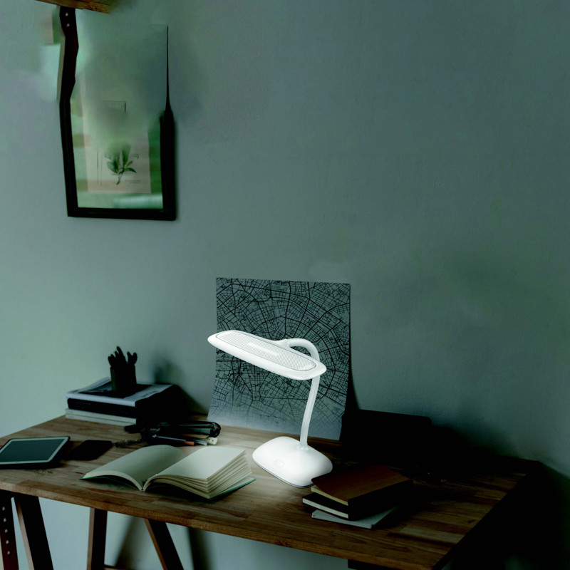 Светильник настольный REXANT Baoli с портом USB для зарядки гаджетов, вращение 360 градусов