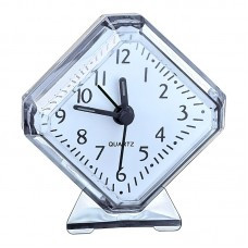 Часы-будильник Perfeo Quartz "PF-TC-002", ромб. 7,5*8,5 см, белые Часы-будильник Perfeo Quartz "PF-TC-002", ромб. 7,5*8,5 см, белые