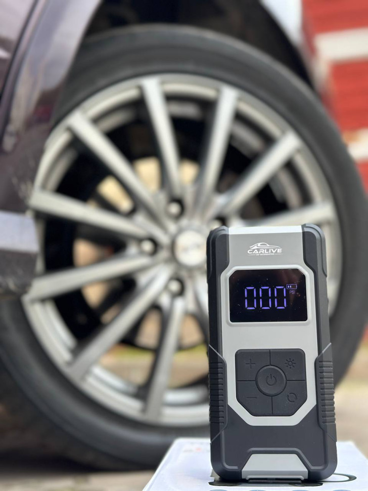 Автокомпрессор Портативный насос QB01 120W/150PSI/7500mAh
