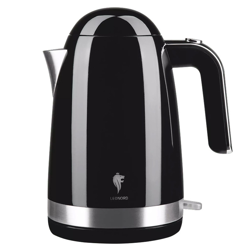Чайник электрический LEONORD LE-1515 STRIX Черный; 2200Вт; 1,7л; Двойной корпус; 24 мес.гар.