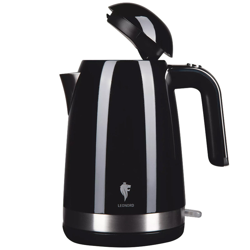 Чайник электрический LEONORD LE-1515 STRIX Черный; 2200Вт; 1,7л; Двойной корпус; 24 мес.гар.