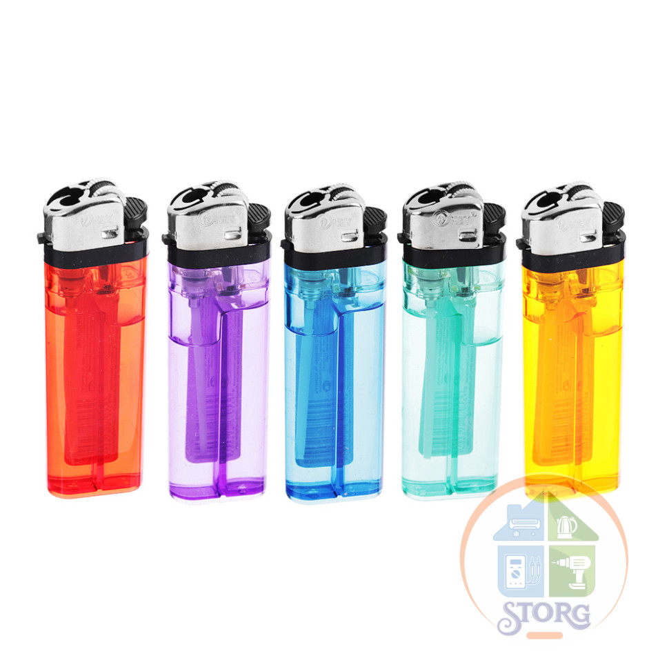 Зажигалка кремниевая FLAMECLUB, 8x2x1cм, 5 цветов, серия М-01, арт. 40040