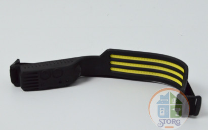 Фонарь налобный AKKOSTAR с датчиком 3-х полосная 4W/300lm 230°угол 1800mAh