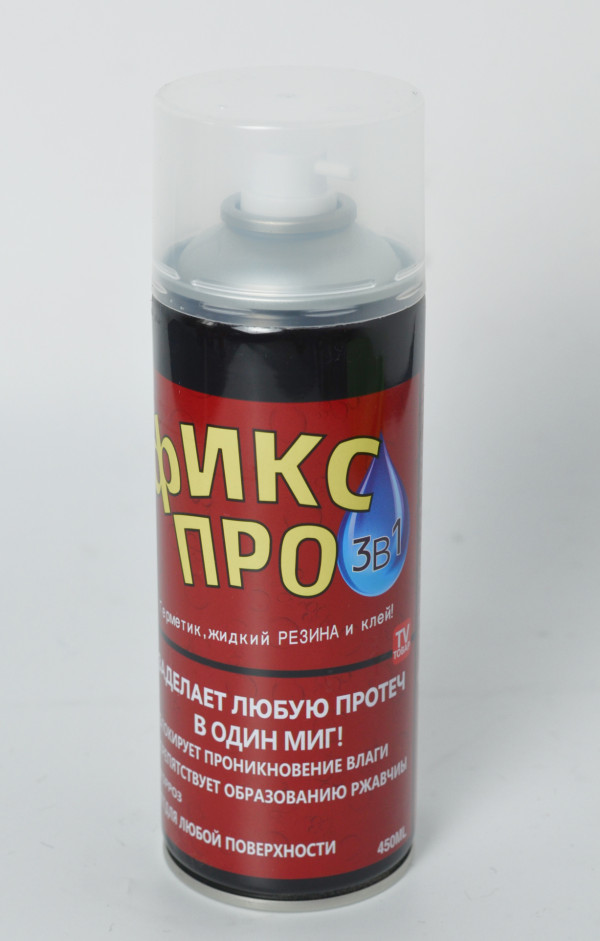 Жидкая резина "Фикс Про 3 в 1" клей+герметик+резина, Прозрачный (СКЛЕИТ ВСЕ)