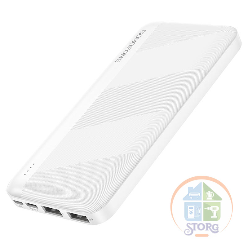 Внешний АКБ (Power bank) BOROFONE BJ27 Pindar 10000mAh (белый)