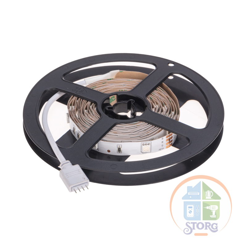 Светодиодная лента LED, 3 м, 12 В, 3030 RGB IP23 30 LED/м для БП с клеммами LAMPER