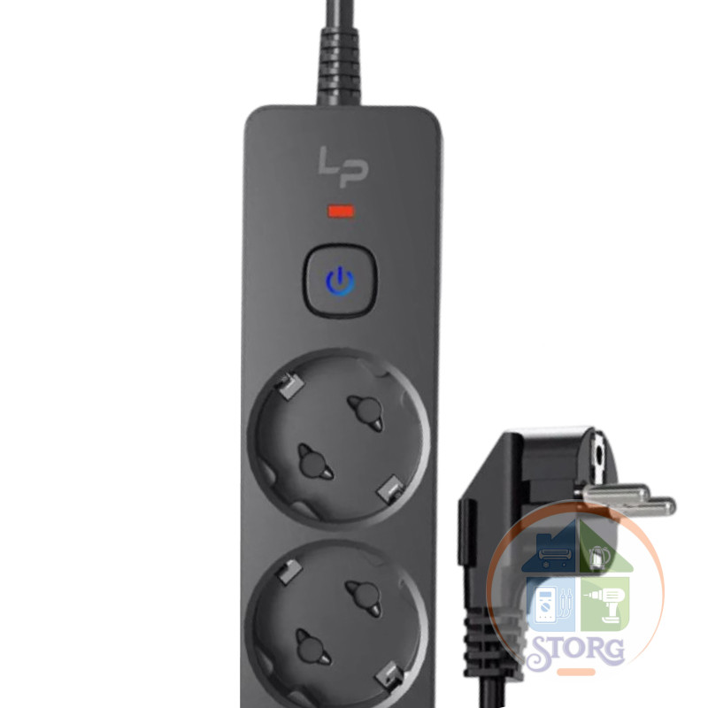Сетевой фильтр-удлинитель Live-Power LP5120 4р. С/З 16А с выкл. 3м (black)