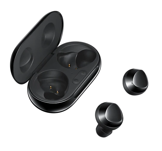 Беспроводные наушники SAMSUNG Galxy Buds+ Wireless Charger Black (M) ( Премиум Качество)