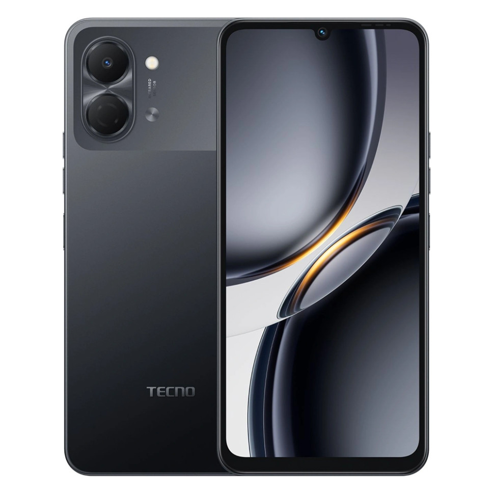 Смартфон Tecno Spark Go 3, 6,75″, 4ГБ ОЗУ/128ГБ ПЗУ, Android 15, камера 13МП, 5000мАч, NFC, IP64