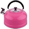 Чайник металлический IRIT IRH-423, 2,5л, розовый, нерж.сталь, свисток