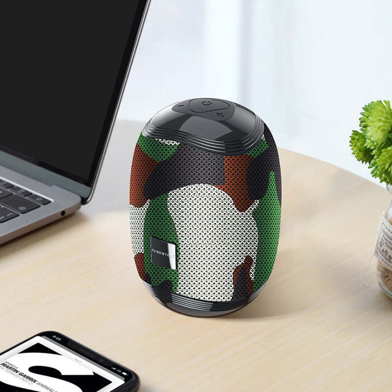 Bluetooth колонка Borofone BR6 Miraculous sports wireless speaker  (Camouflage Green)