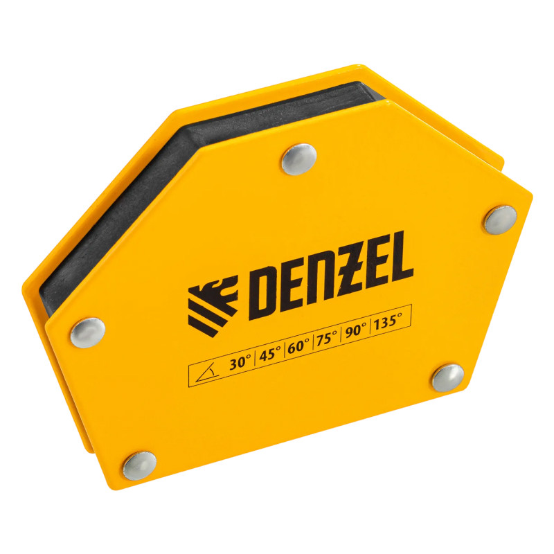 Фиксатор магнитный Denzel для сварочных работ усилие 50 LB, 30х45х60х75х90х135 град.