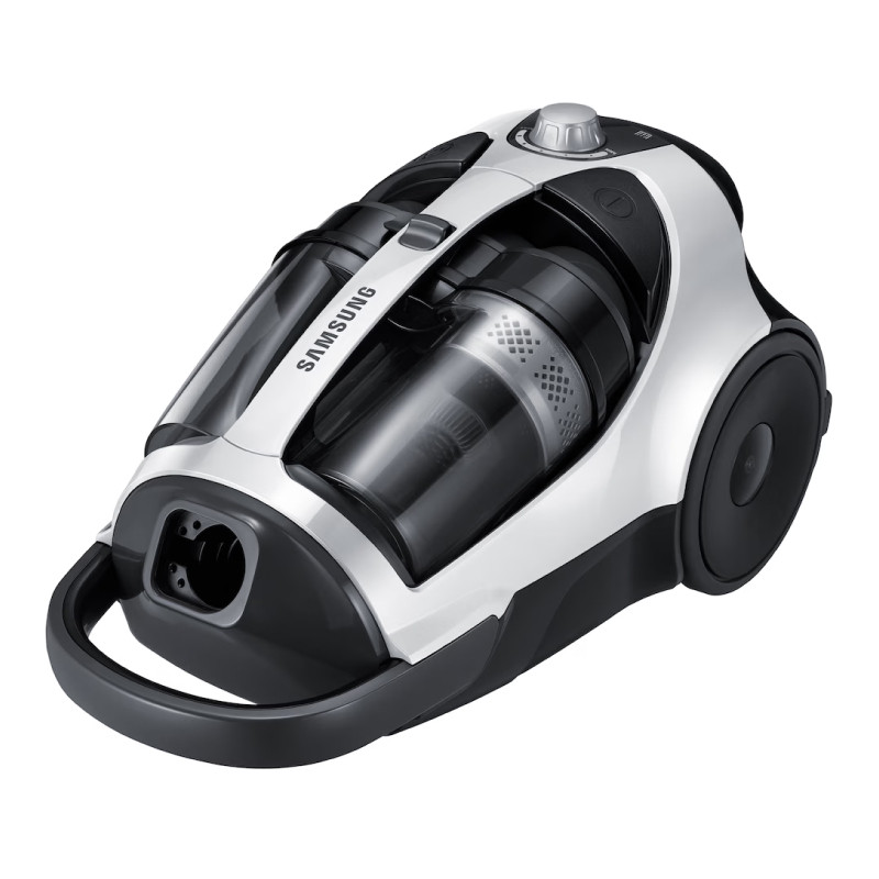 Пылесос SAMSUNG VCC8835V37, Белый/черный, пылесборник контейнер 2л, 430/2200 Вт, уборка сухая