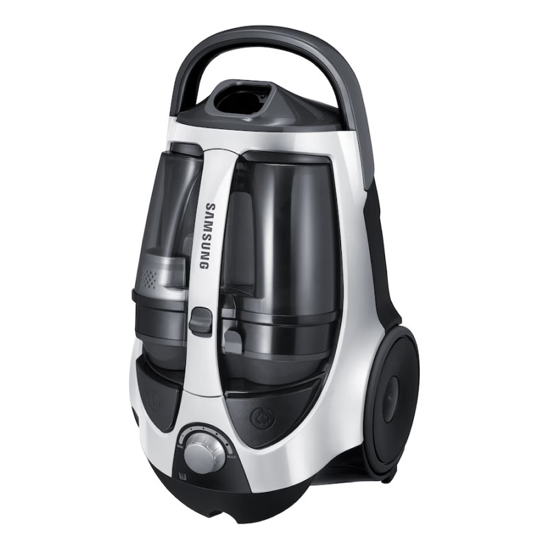 Пылесос SAMSUNG VCC8835V37, Белый/черный, пылесборник контейнер 2л, 430/2200 Вт, уборка сухая