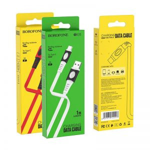 Кабель USB Borofone BX35 Carib charging data cable for Lightning ( white )