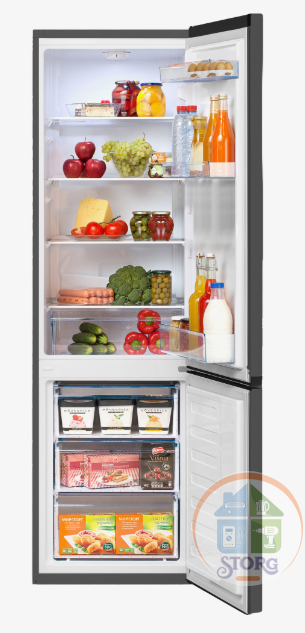 Холодильник Beko B1RCSK312G 310 л, MIN FROST, Черный, 54х184х60 см