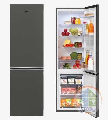 Холодильник Beko B1RCSK312G 310 л, MIN FROST, Черный, 54х184х60 см
