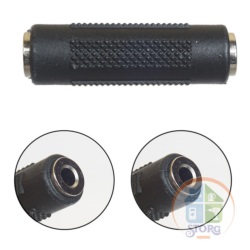 Адаптер соединитель 3.5mm-F/3.5mm-F   (YR-AD-4)