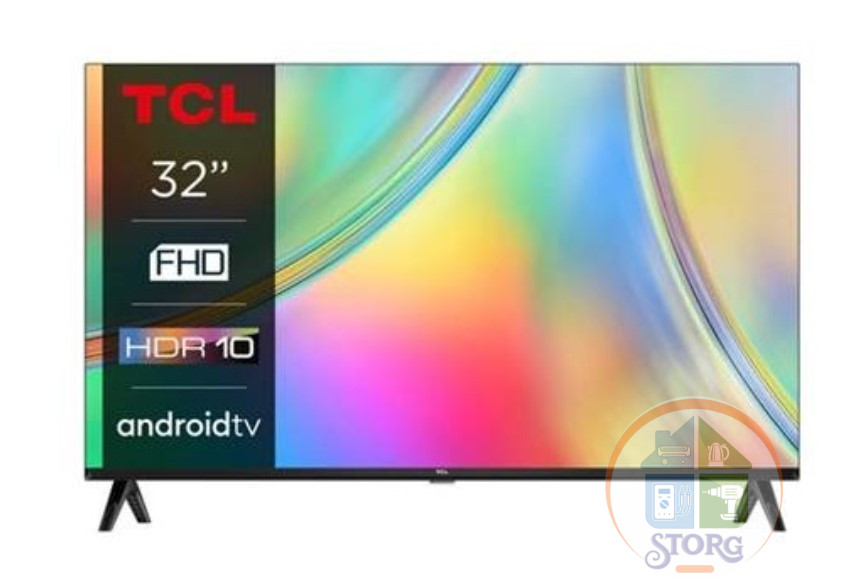 32" Телевизор TCL 32S5400AF черный 1920x1080, Full HD, 60 Гц, WI-FI, SMART TV, Google TV