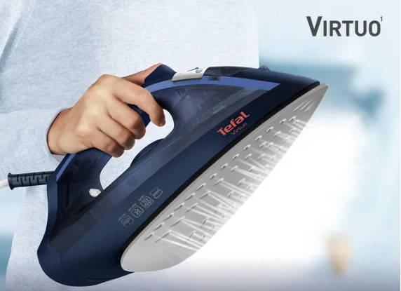Утюг Tefal Virtuo FV1713E0 2000 Вт, Керамическая подошва , паровой удар 90 г/мин