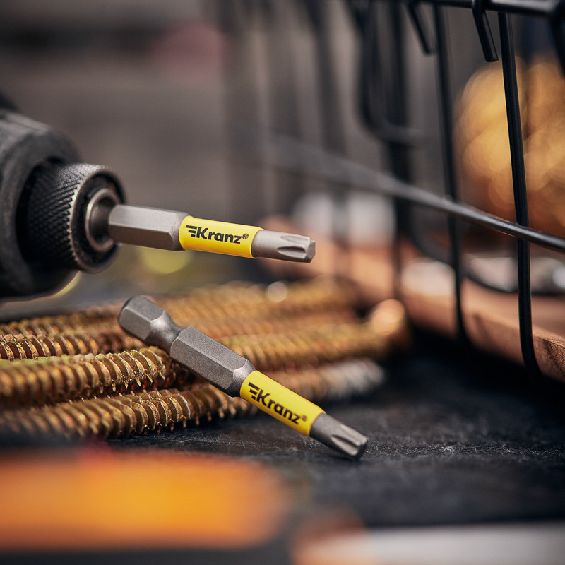 Бита для шуруповерта KRANZ Torx T25х50 мм (2 шт./уп.)