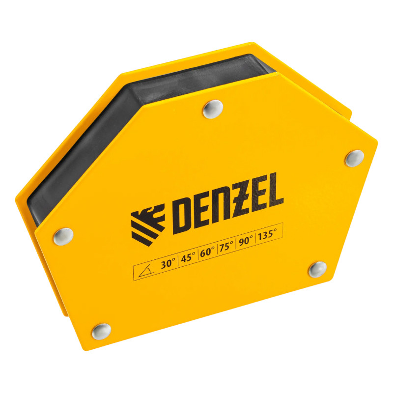 Фиксатор магнитный Denzel для сварочных работ усилие 75 LB, 30х45х60х75х90х135 град.
