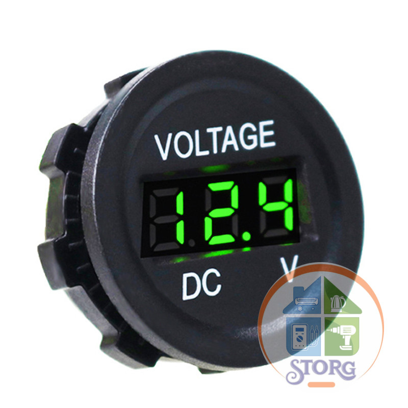 Вольтметр встраиваемый Takara YC-A27 green
