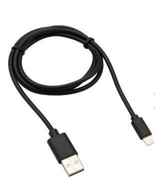 Кабель REXANT USB 18-7050 Lightning 2.1 А, 1 м, черный ПВХ
