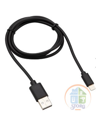 Кабель USB REXANT18-7050 Lightning 2.1 А, 1 м, черный ПВХ