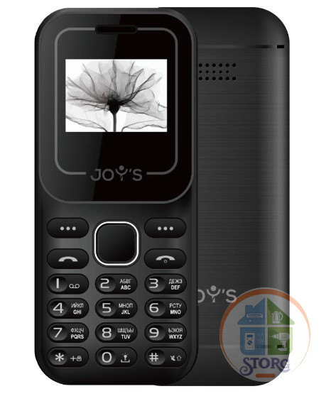 Мобильный телефон Joys S19 black  2SIM, 1.44", TFT, 96x68, BT, FM, micro SD, 300 мА*ч