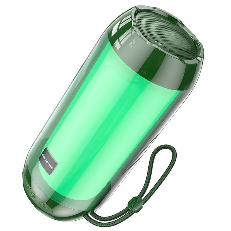 Портативная колонка Borofone BR25 Crazy sound colorful luminous BT speaker dark green