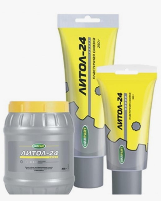 Литол-24 смазка OIL RIGHT 250г. в тубе (15 шт в упак)