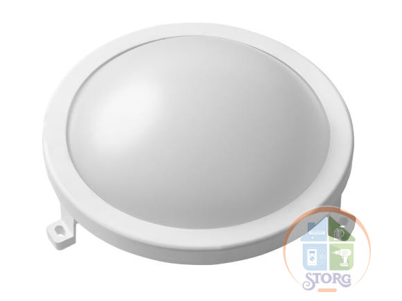 Светильник светодиодный Round IP65, круглый Ф180мм, 8W, 4000К, влагозащита