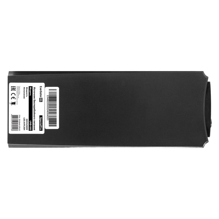 Источник бесперебойного питания ExeGate SpecialPro UNB-500.LED.AVR.2SH (500VA/300W, 12 мес.гарантия)