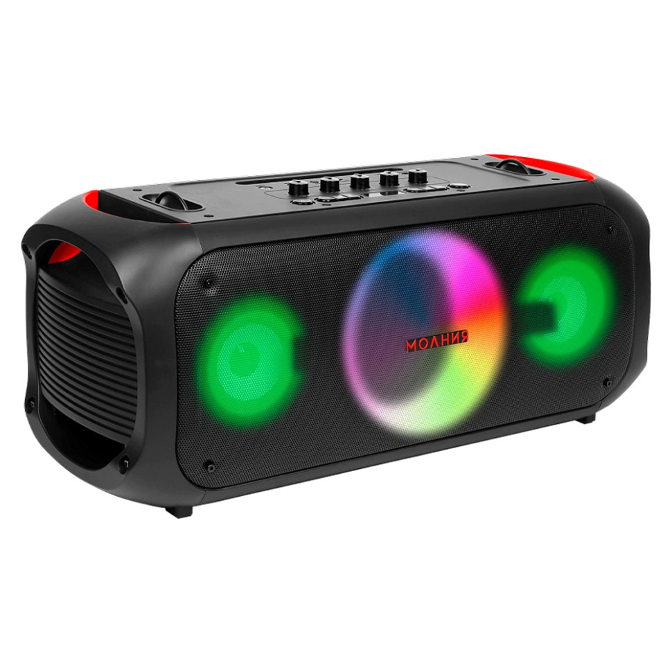 Портативная Bluetooth колонка Ural Молния 7500, 750W 2.1 BT/3.5Jack 6000mAh, Черный Портативная Bluetooth колонка Ural Молния 7500, 750W 2.1 BT/3.5Jack 6000mAh, Черный