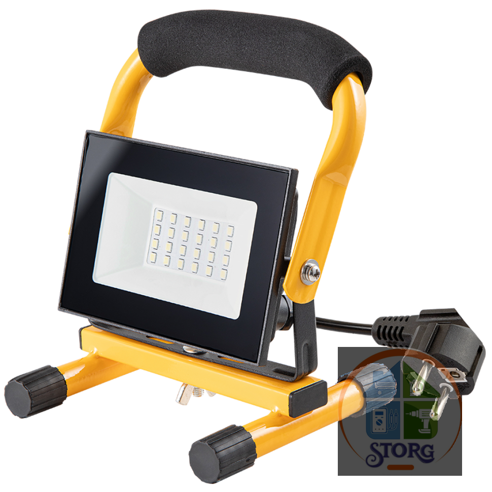 Прожектор REV LED  на подставке AC 85-265V, 50HZ, 30W, прорезиненный провод 3м