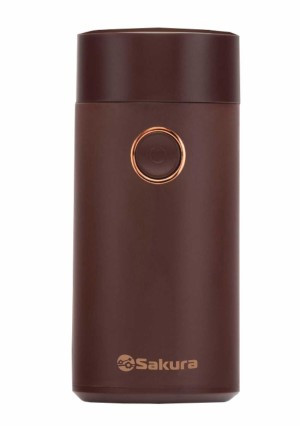 Кофемолка SAKURA SA-6171C, 200Вт, объем 50г, кофейный, Китай