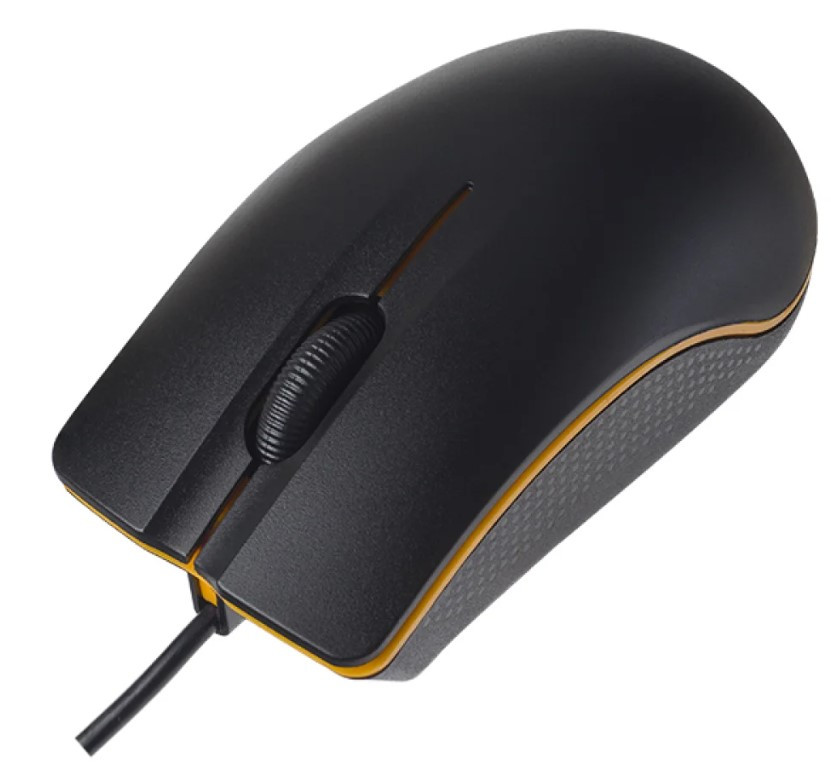 Мышь оптическая Perfeo "LINE", оптич., 3 кн, USB, чёрная