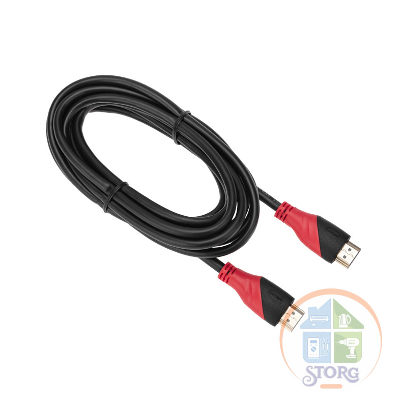 Кабель REXANT HDMI - HDMI 1.4, 3 метра Gold