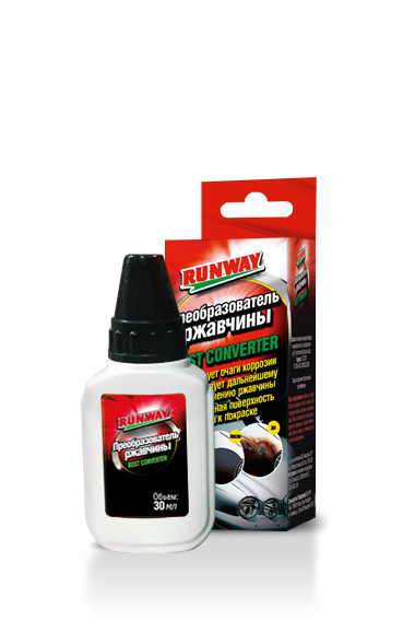 Преобразователь ржавчины "RUNWAY" RW0362, 30 мл /24