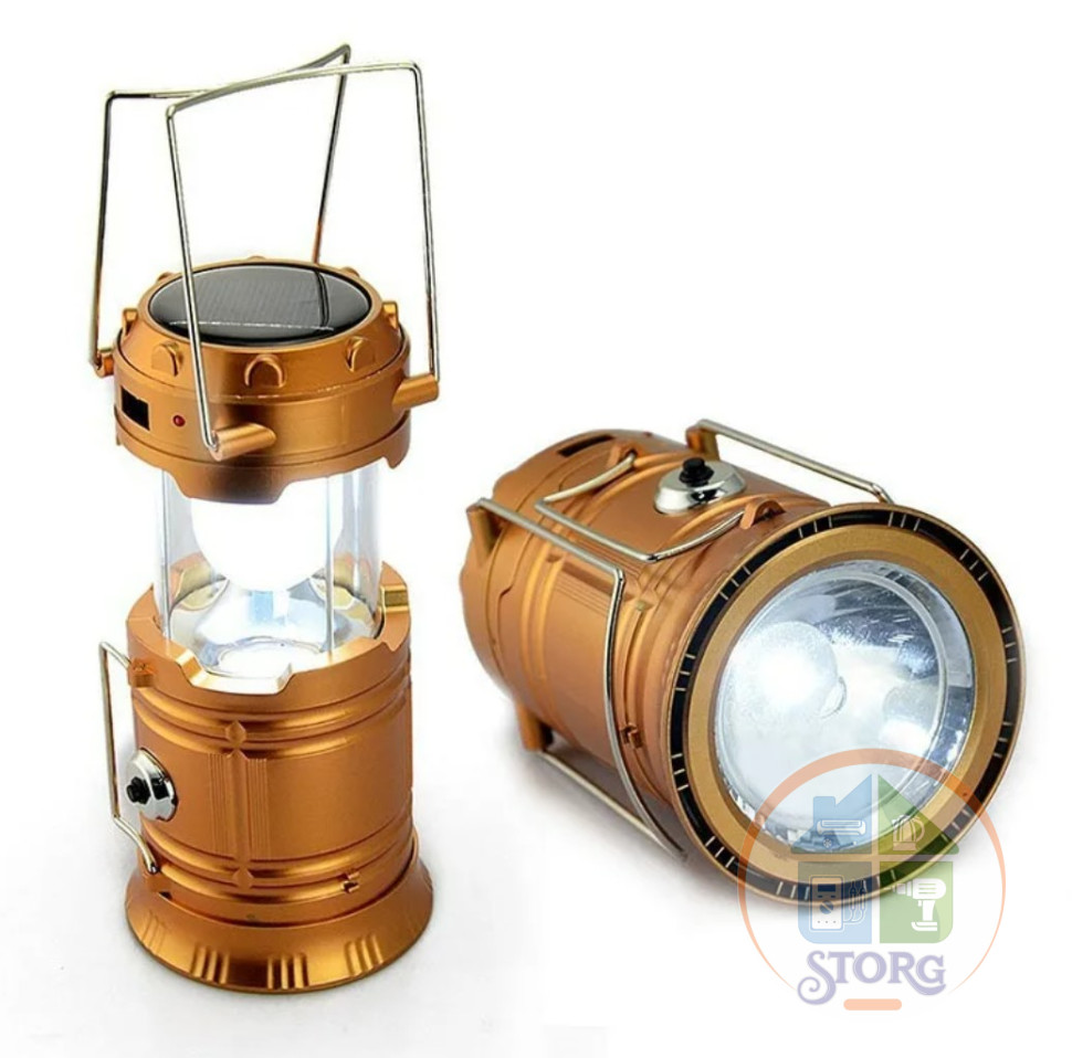 Фонарик+лампа+зарядка от сети+солнечная зарядка+5 режима 9299C